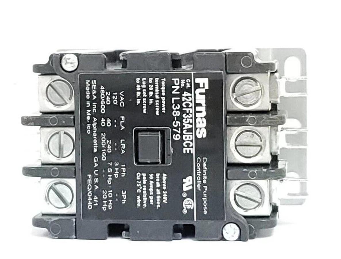 Used NIB FURNAS 42CF35AJBCE DEFINITE PURPOSE CONTROLLER 3-POLES