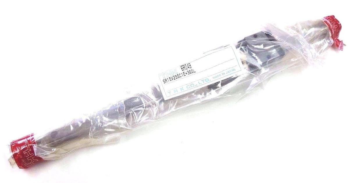 Used NEW THK SR15V2SSC1E+360L LINEAR LM GUIDE 6R049