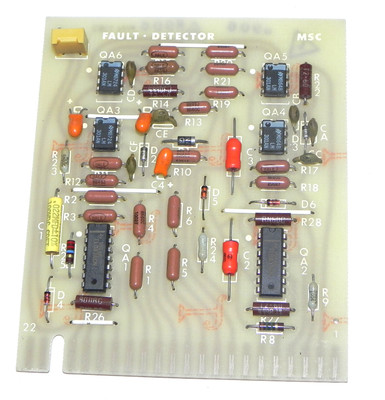 Used MSC FAULT DETECTOR CIRCUIT BOARD CARD P/N: 1102
