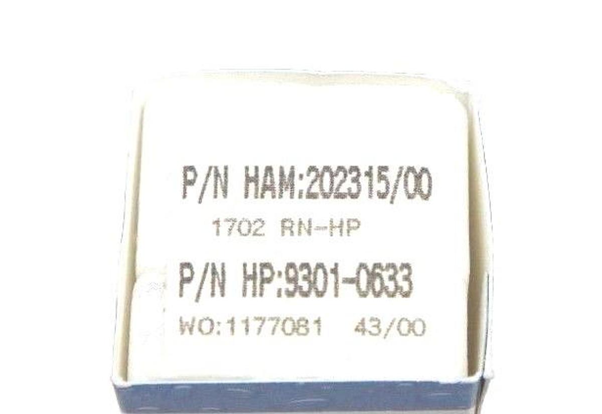 NIB HAMILTON AGILENT 9301-0633 SYRINGE 25UL HPLC INJECTOR 202315/00