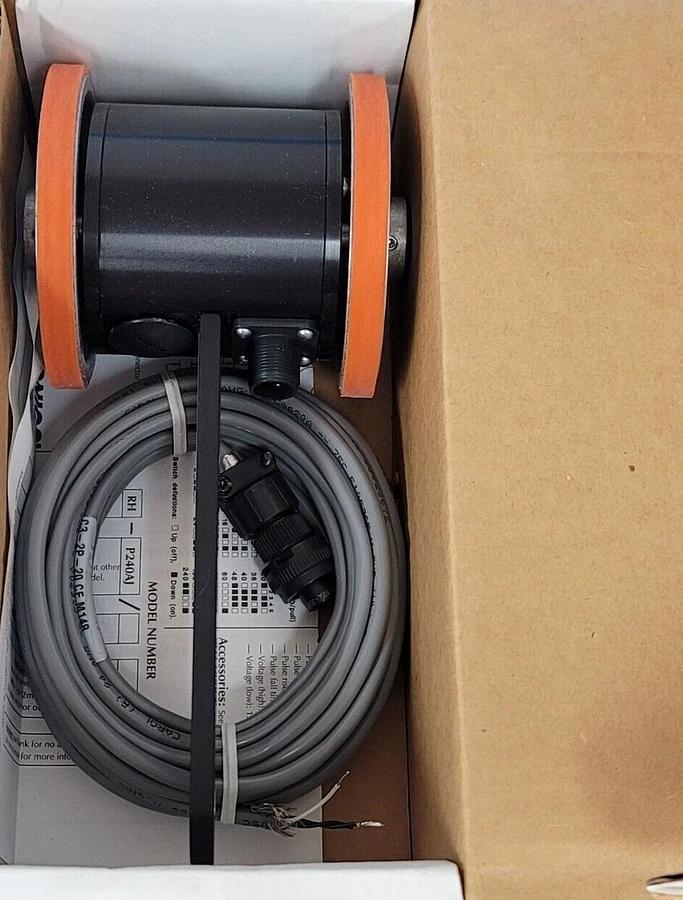 Used NIB DATALOGIC 1000019875 TACHOMETER 8-30 VDC SUPPLY POWER 20 FOOT CABLE