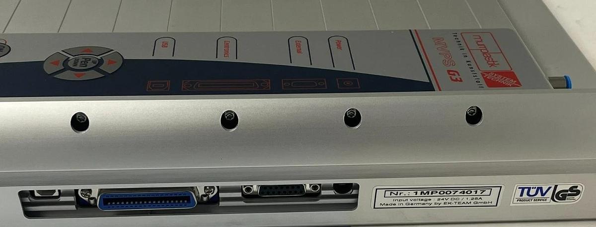 Used MURRPLASTIK MVPS G3 Plotting Device 86621210 Automated Labeling Plotter