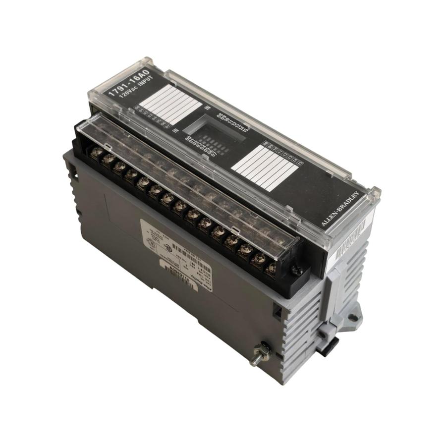 Used ALLEN BRADLEY 1791-16A0 /B 16-INPUT AC BLOCK I/O MODULE 120VAC 179116A0 REMAN