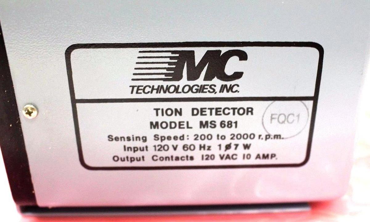 Autotech Controls SMC-MS681-010 | MS-681 Rotary Motion Detector 200-2000RPM NSMP