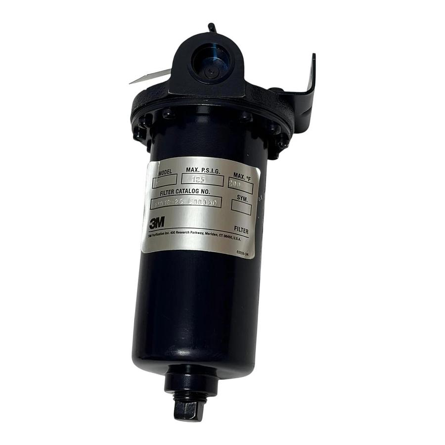 3M Purification 13018-26 500030 Model G Filter Housing 125 PSI New Surplus