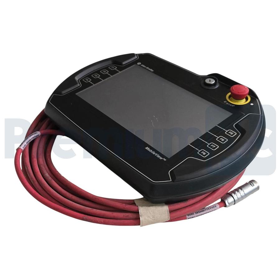 Used Surplus Allen Bradley 2711T-B10R1K1 /A MobileView Pendant Terminal 10" Touch 24V