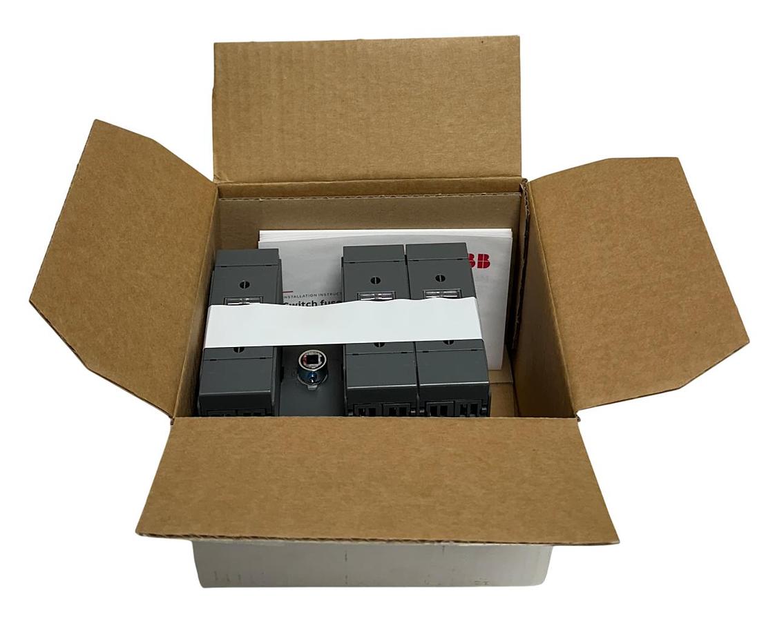 Used ABB 1SCA115448R1001 / OS60GJ12 FUSIBLE DISCONNECT SWITCH 3-POLE 60A CLASS J NSMP