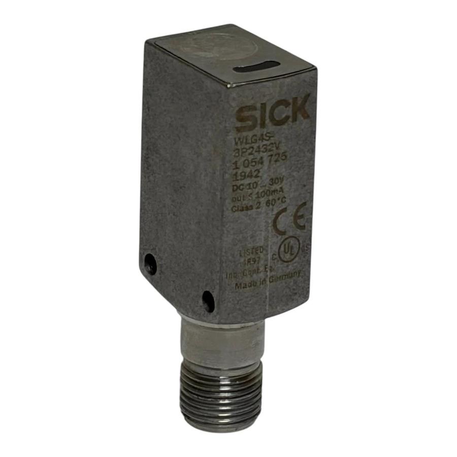 SICK WLG4S-3P2432V Inox Stainless Photoelectric Sensor 1054725 New Surplus