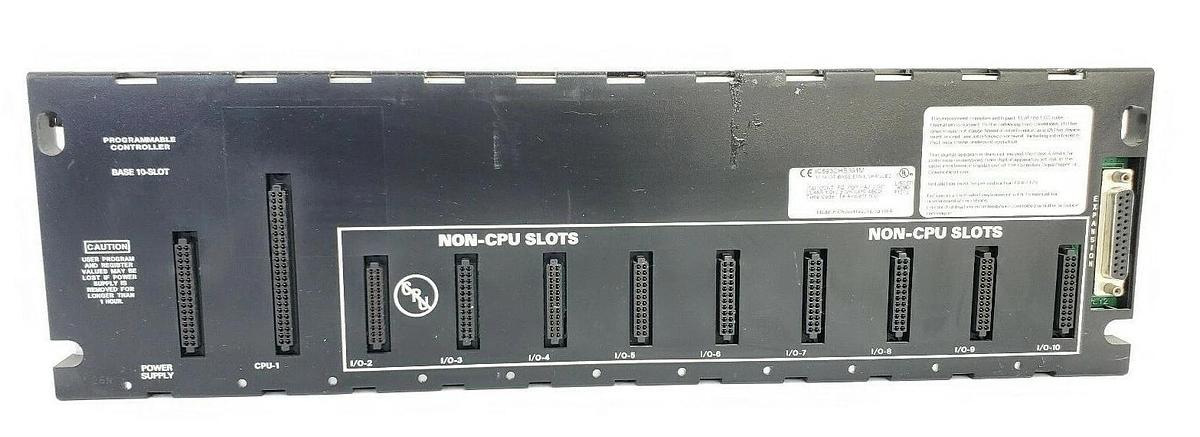 Used GE FANUC IC693CHS391M IC693CHS391M CPU MODULE BASE 10-SLOT EMI ENHANCED