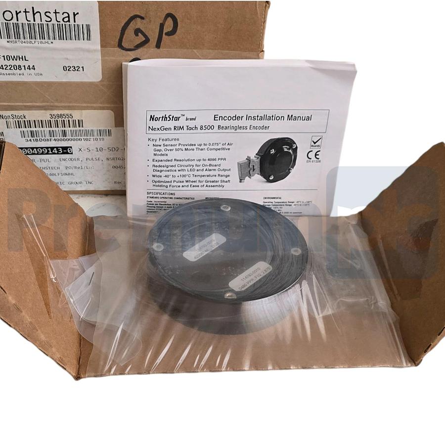 Used Dynapar NorthStar NSRT0480LF10WHL Pulse Wheel for RIM Tach RT8 & RT1 Encoders