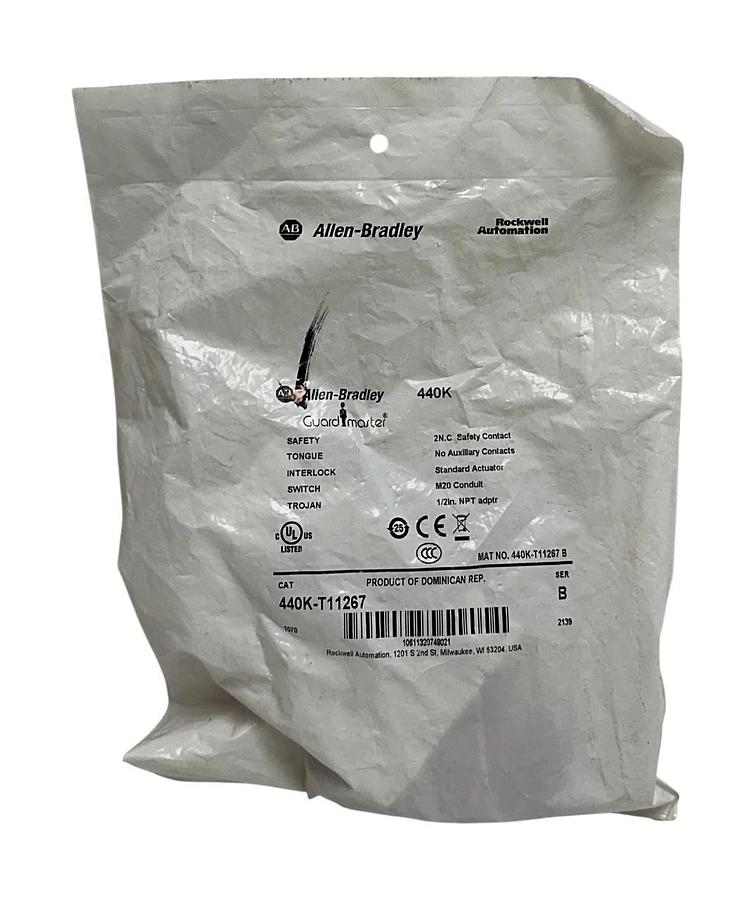 ALLEN BRADLEY 440K-T11267 /B Guardmaster TROJAN TI5 SAFETY TONGUE INTERLOCK NSMP