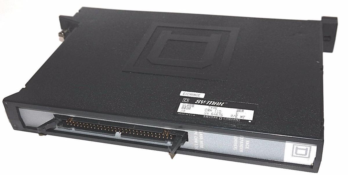 Used SQUARE D SYMAX 8030-CRM-115 MODULE BUS EXPANDER/DRIVER INTERFACE 8030CRM115