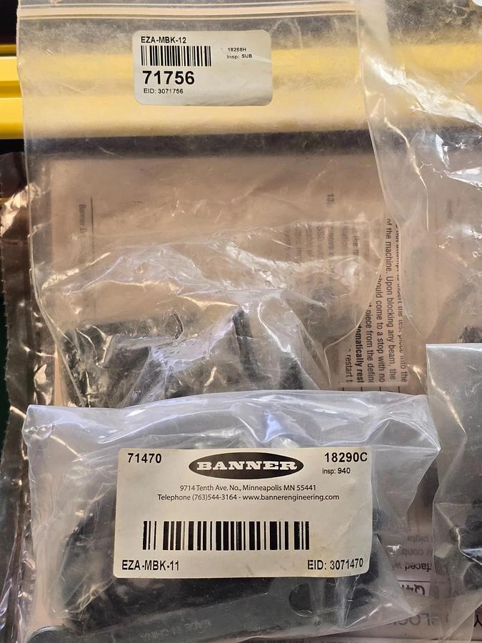 Banner Engineering SLSP30-1500Q88 EZ-SCREEN Safety Light Curtain Set 72396 NSMP