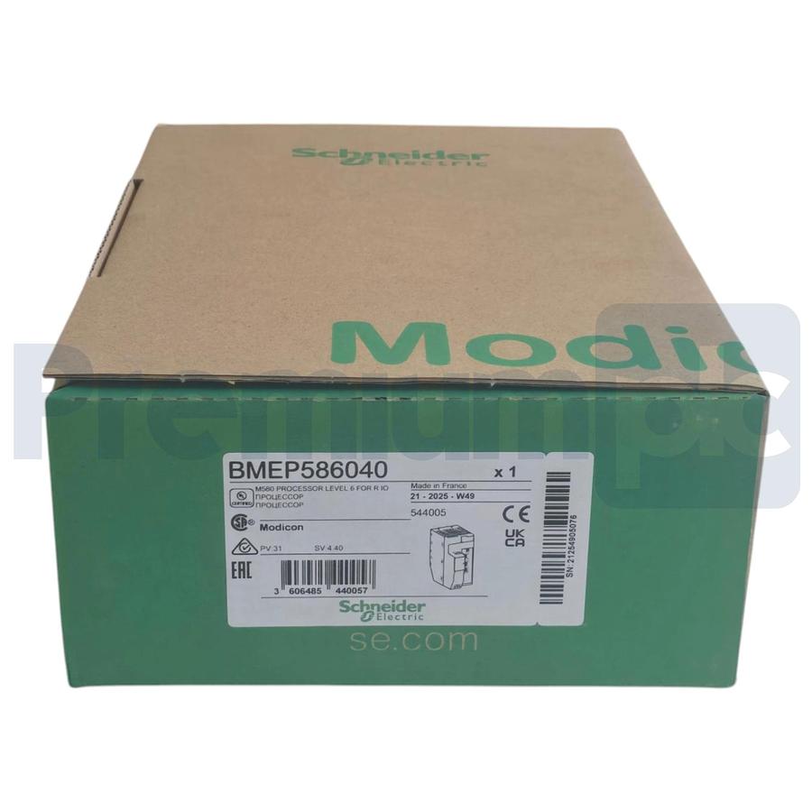Used Schneider BMEP586040 Modicon M580 Processor 64MB R-IO PV:31 SV:4.40 NSMP (2025)