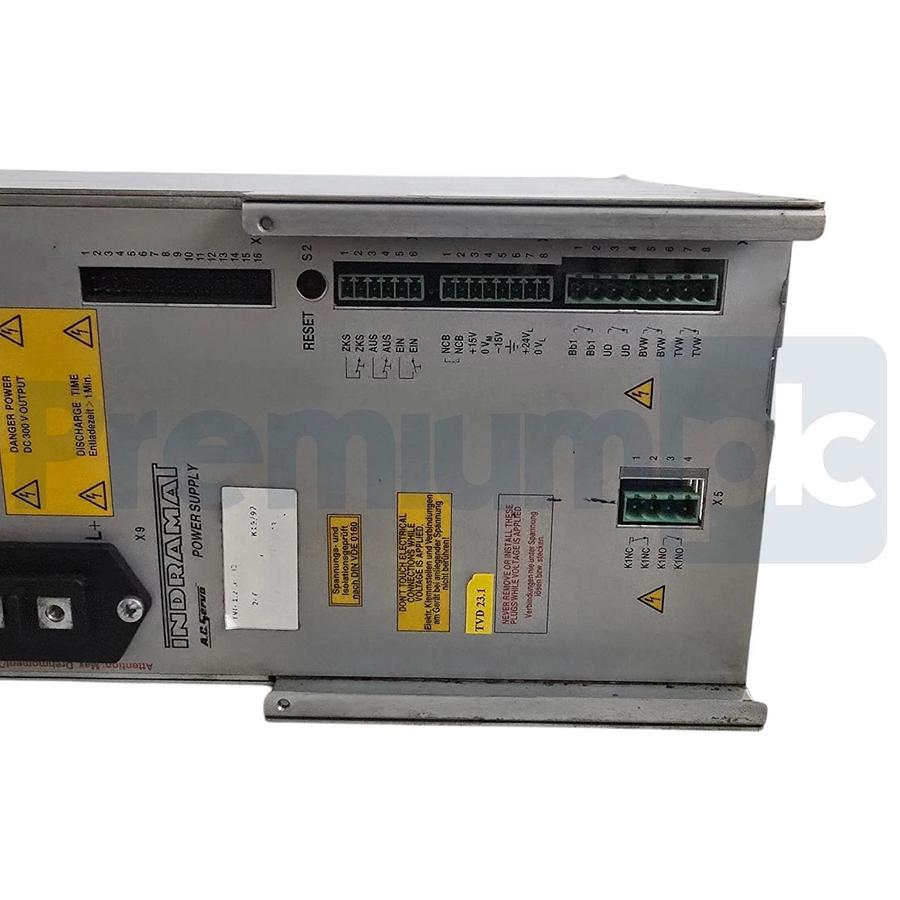 Used Rexroth Indramat TVD 1.2-08-03 AC Servo Power Supply Module MNR R911246503