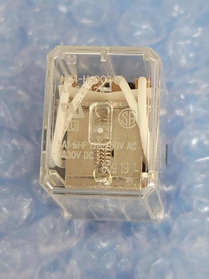 Used LOT OF 10 NEW MATSUSHITA HC4-H-DC24V RELAYS HC4HDC24V 3AMP 30VDC
