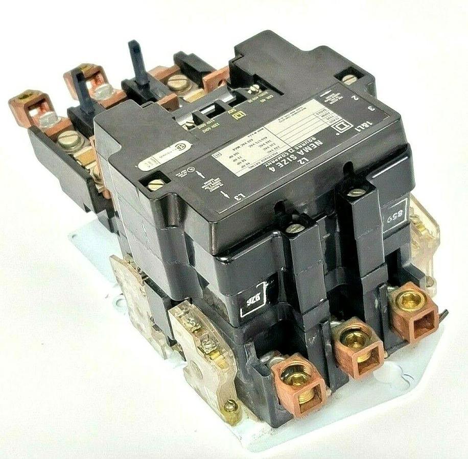 Used USED SQUARE D 8536-SF01S SER. A NEMA SIZE 4 CONTACTOR W/ 120V COIL 31091-400-38