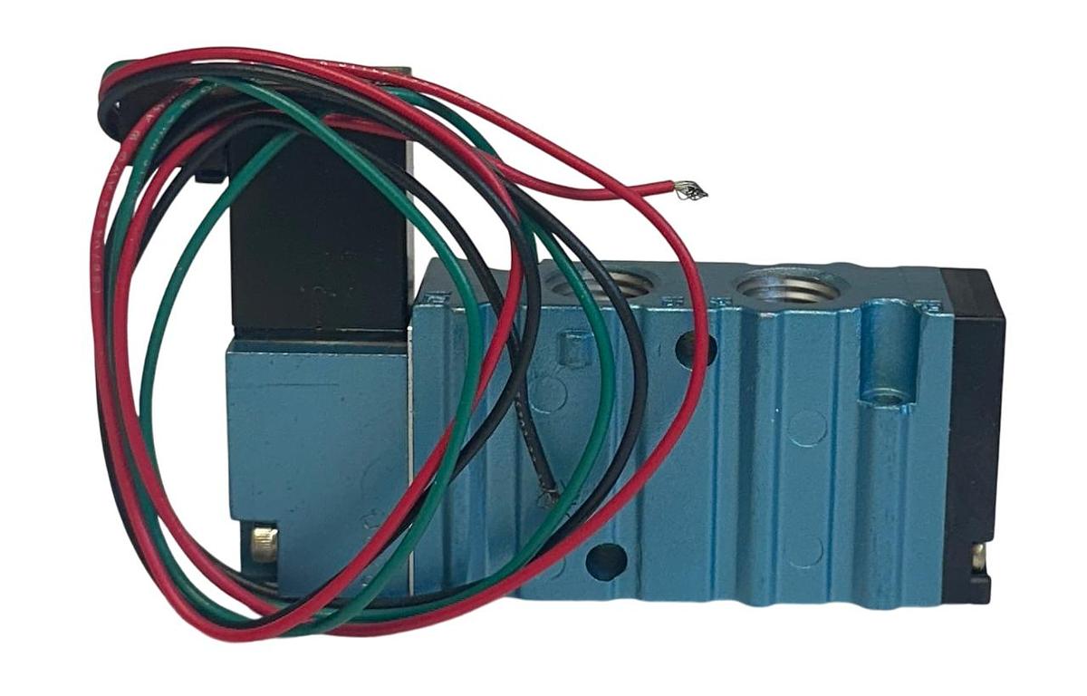 Used MAC 411A-B0A-GM-GDCA-1BW / 411AB0AGMGDCA1BW SOLENOID VALVE 24VDC 1.8W COIL NSMP