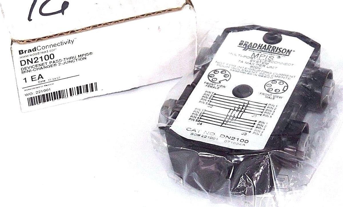 Used NIB BRAD HARRISON MPIS MULTI PORT INTERCONNECT SYSTEM CAT NO. DN2100 7A MAX