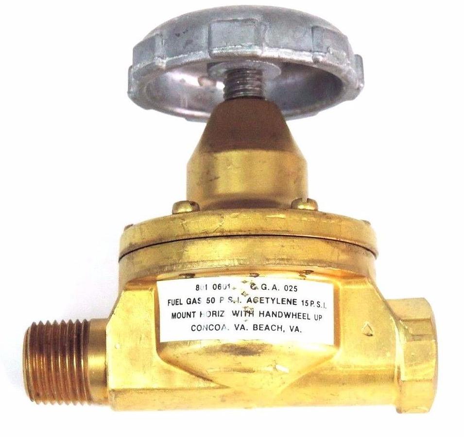 Used CONCOA 801-0601 OXYGEN PIPELINE REGULATOR VALVE 8010601