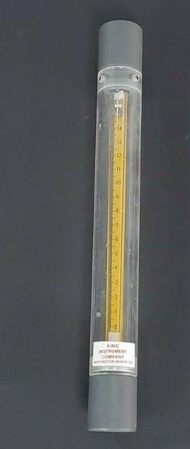 Used KING INSTRUMENT B-250-4 FLOW METER 0-15 B2504