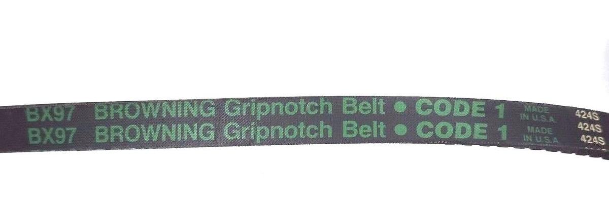 LOT OF 6 NEW BROWNING BX97 GRIPNOTCH BELTS 21/32'' X 100''