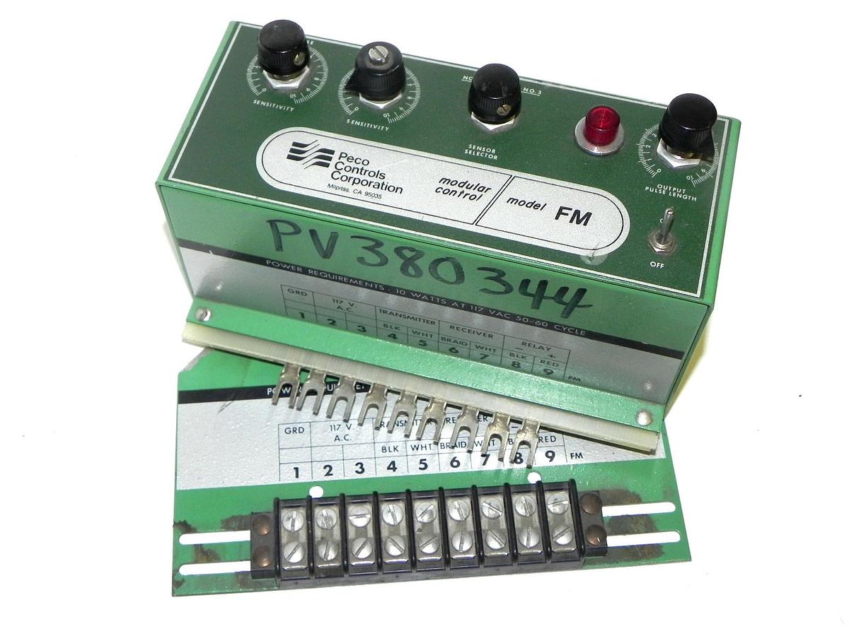Used PECO MODEL FM DOUBLE SHEET DETECTOR MODULAR CONTROL P/N C3047 6787