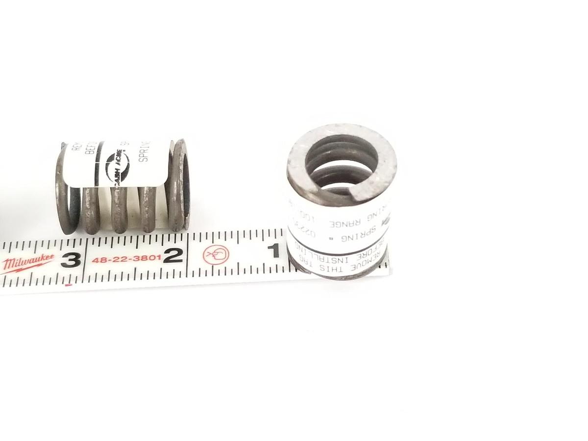 Used NEW CASH ACME 20334 PRESSURE SPRING SET 01747 10-50, 01748 30-90, 02235 100-180