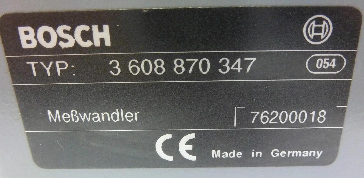 Used BOSCH 3 608 870 347 MEASUREMENT CONVERTER 3608870347