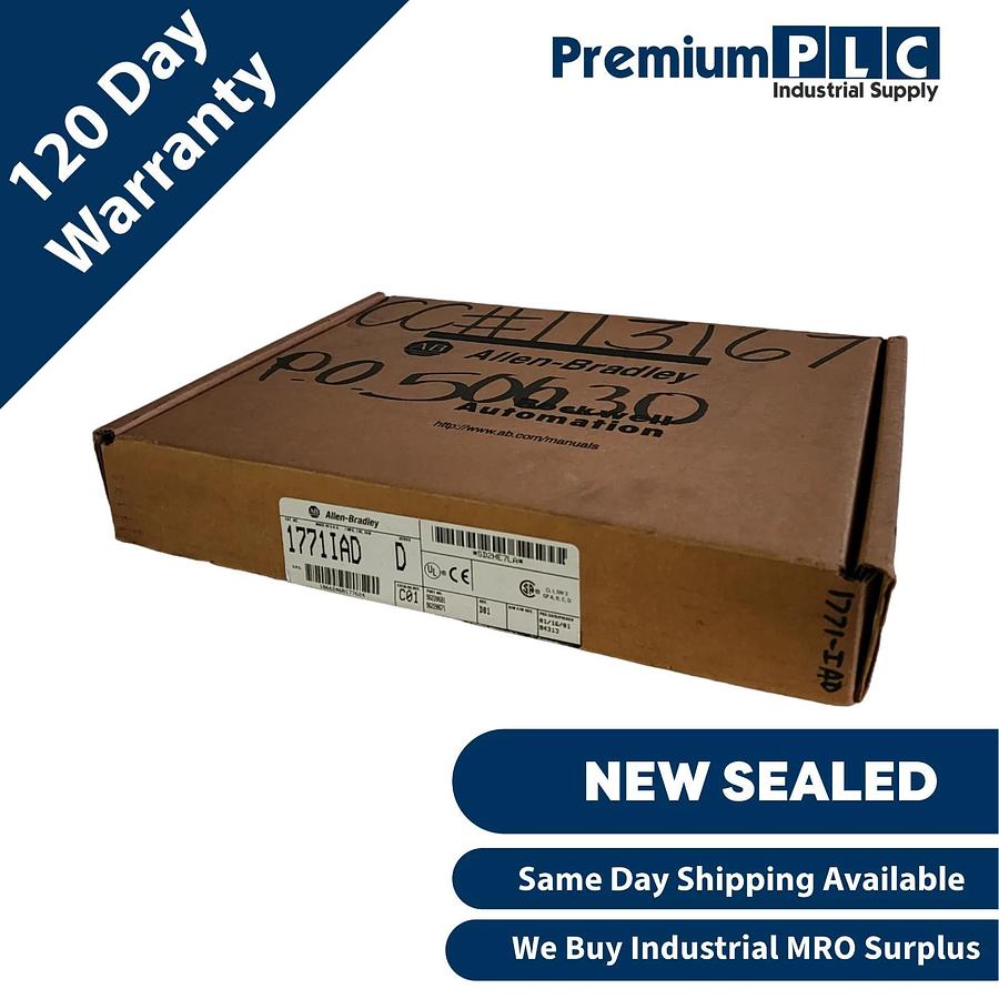 Used NEW SEALED ALLEN BRADLEY 1771-IAD /D PLC-5 16PT DIGITAL INPUT MODULE 1771IAD