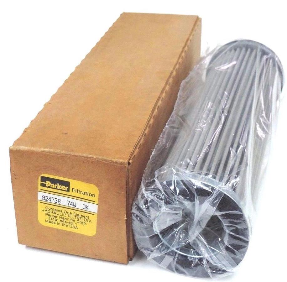 Used NIB PARKER 924738 74W OK FILTER ELEMENT