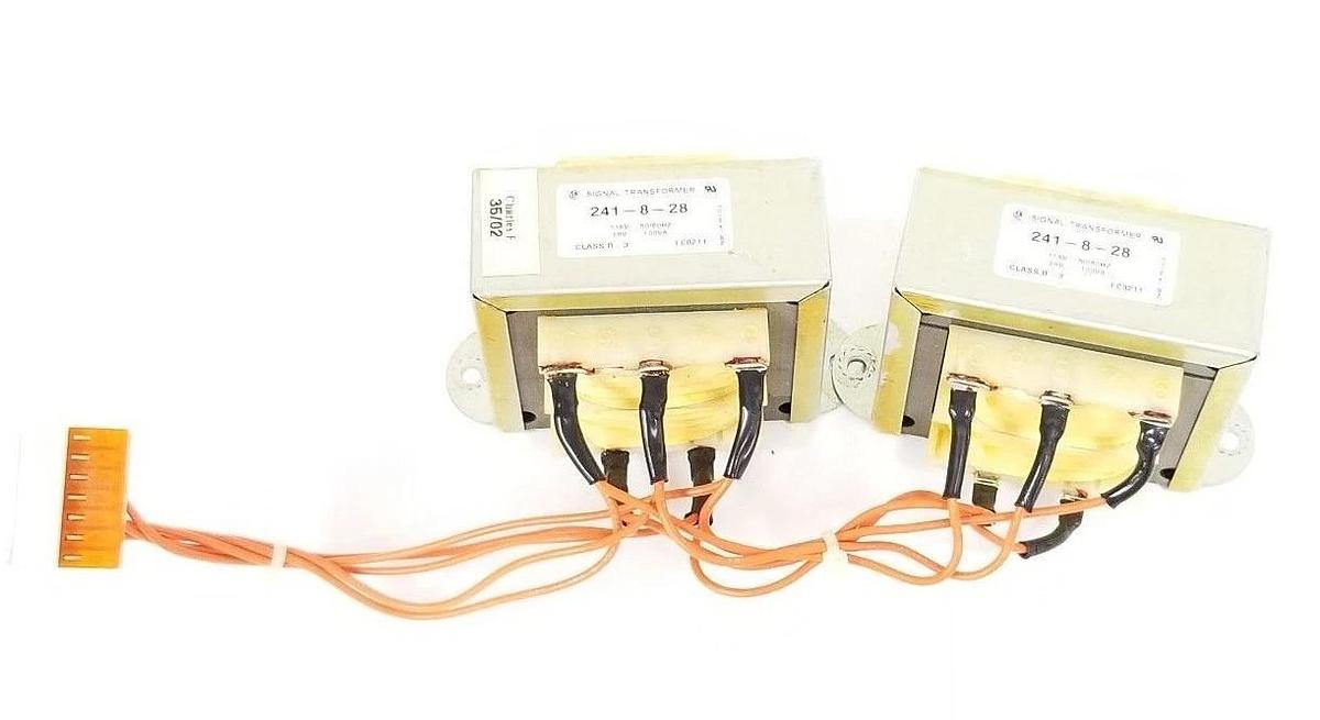 Used LOT OF 2 SIGNAL TRANSFORMER 241-8-28 TRANSFORMERS 115VAC 50/60HZ 100VA ASY-1162