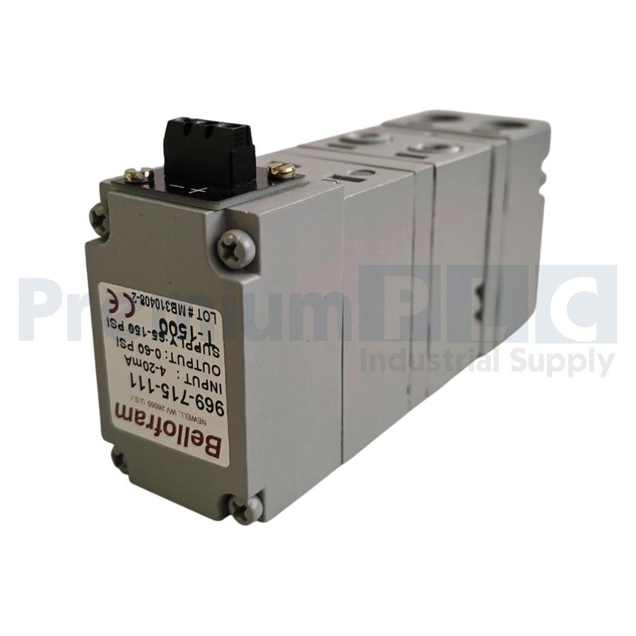 Used MARSH BELLOFRAM 969-715-111 T1500 I/P ELECTRO-PNEUMATIC TRANSDUCER 969715111 NEW