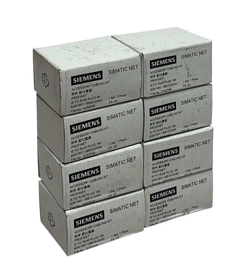 8 SIEMENS 6GK1901-1BB10-2AA0 / 6GK19011BB102AA0 SIMATIC NET CABLING KIT OEM NSFS