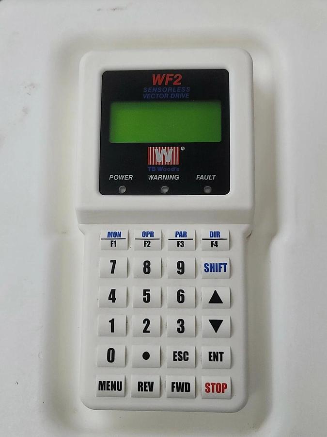 Used DANFOSS VACON TB WOODS WF2C4010-0N DRIVE 10HP 460VAC 3PHASE NEMA 1
