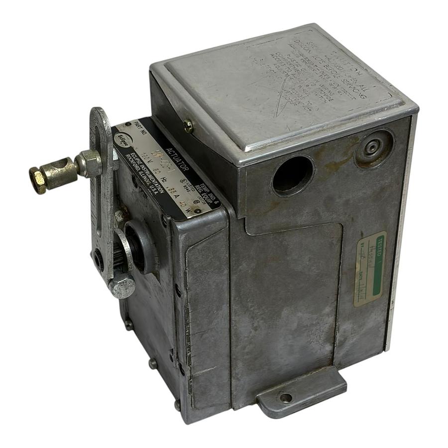 Used Eclipse EMP-423-1 Proportional Actuator Motor 120V 40W with Valve Linkage Arm