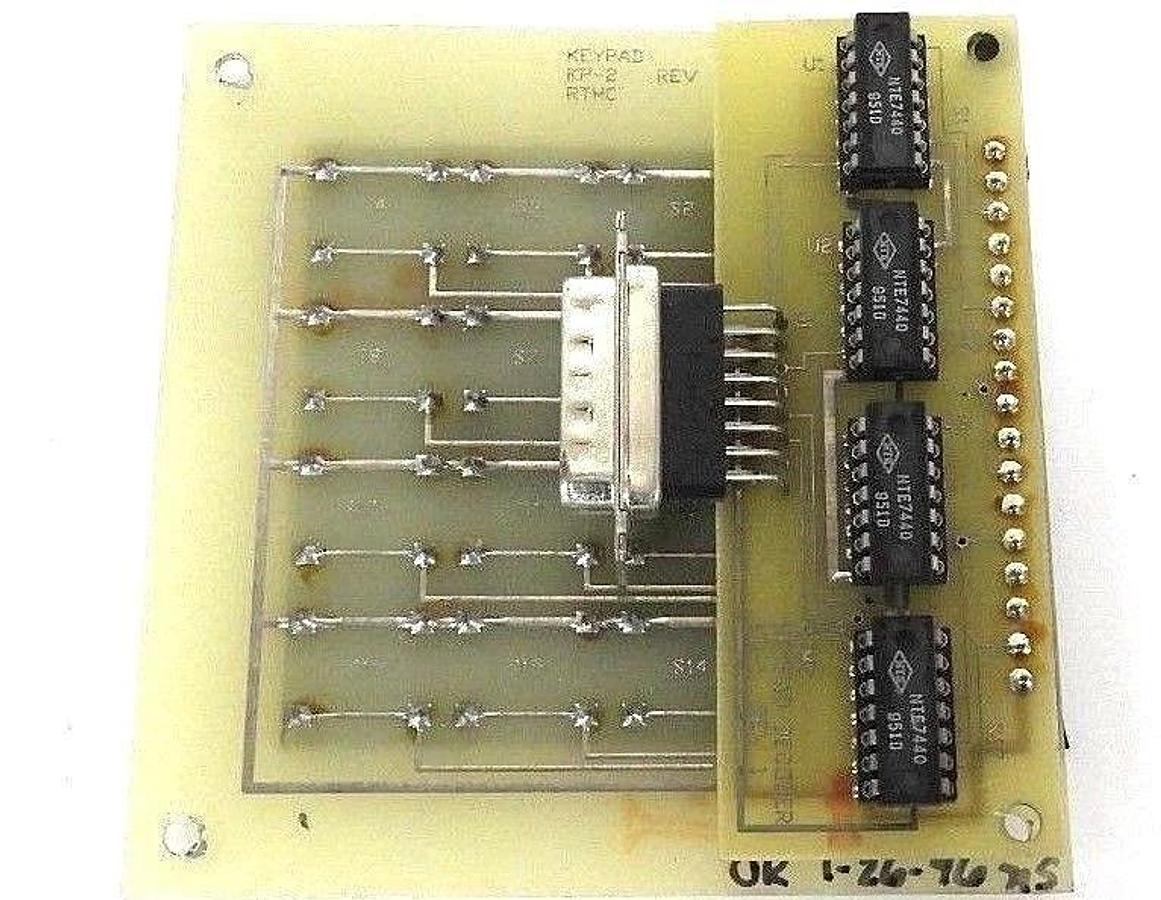 Used RTMC KP-2 KEYPAD REV. 1 W/ KD-1 KEYPAD DECODER REV. 1