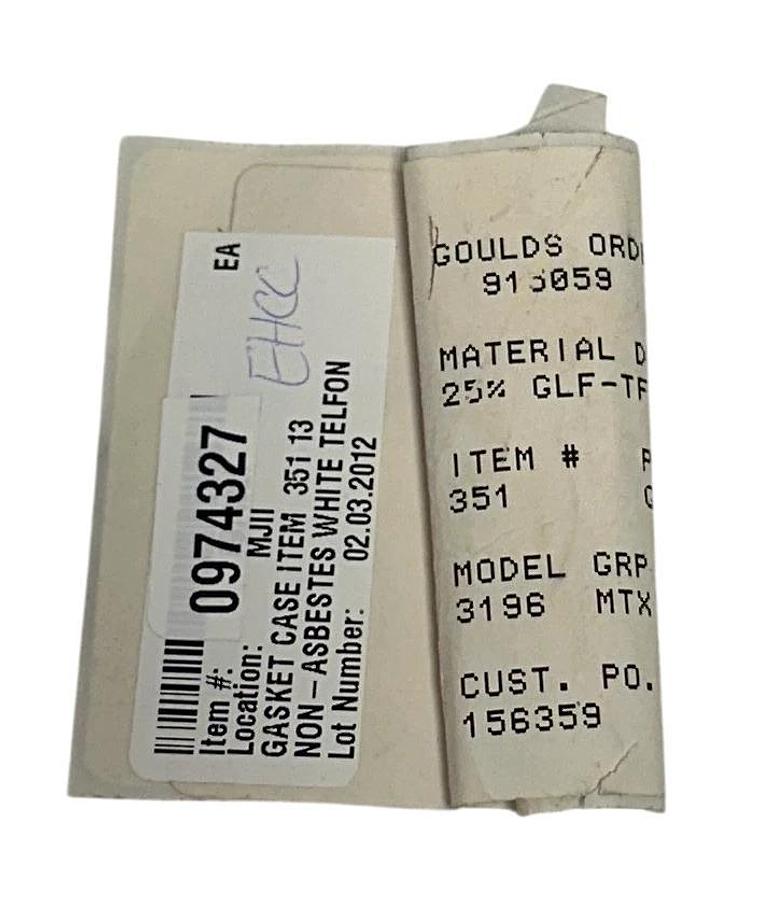 GOULDS 70782 28 5117 / 70782285117 OEM CASING GASKET 13'' FOR PUMP 3196 MTX NSNP