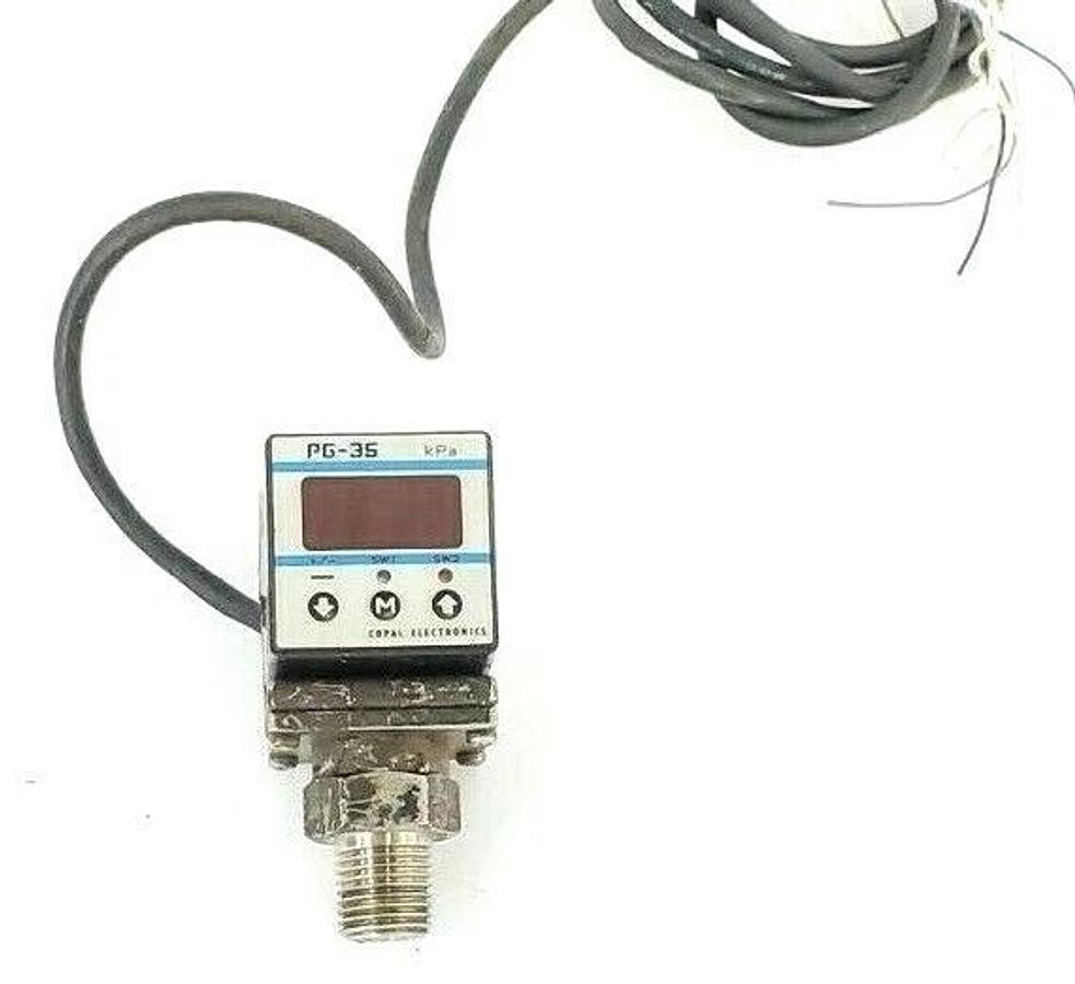 Used COPAL PG-35-102R-PR2-104 PRESSURE GAUGE -100~100kPA PG-35 PG35102RPR2104