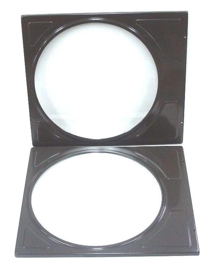 Used BOX OF 2 NEW NU VUE TYPE ZY2 GLASS AND FRAME ASSEMBLIES 24-1/4" X 21-1/2"