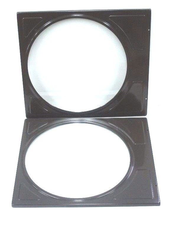 Used BOX OF 2 NEW NU VUE TYPE ZY2 GLASS AND FRAME ASSEMBLIES 24-1/4" X 21-1/2"