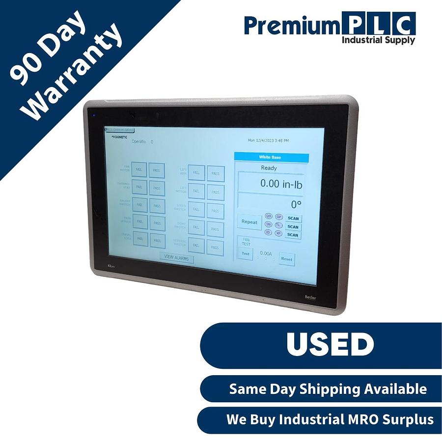 Refurbished BEIJER ELECTRONICS 640000305 X2 PRO 15-B2 MACHINE INTERFACE OPERATOR HMI PANEL