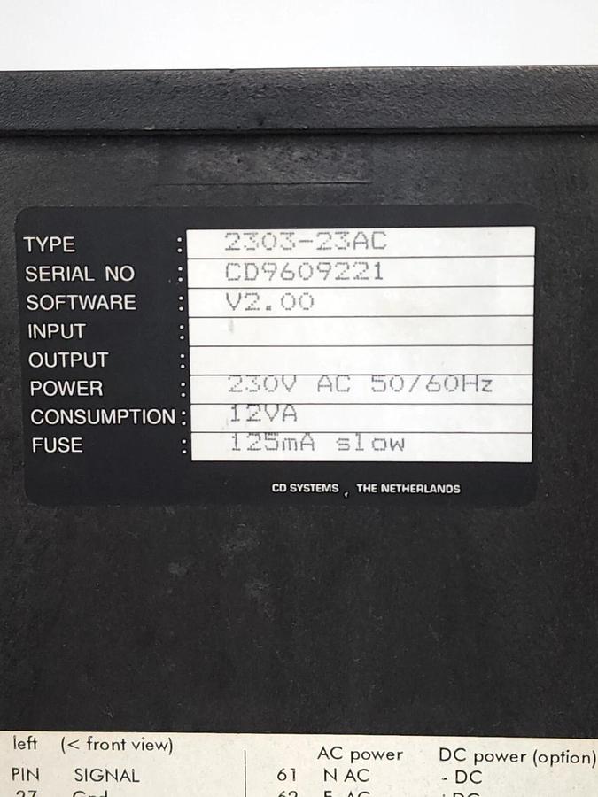 Used CD SYSTEMS 2303-23AC / 230323AC BAR-GRAPH PANEL METER
