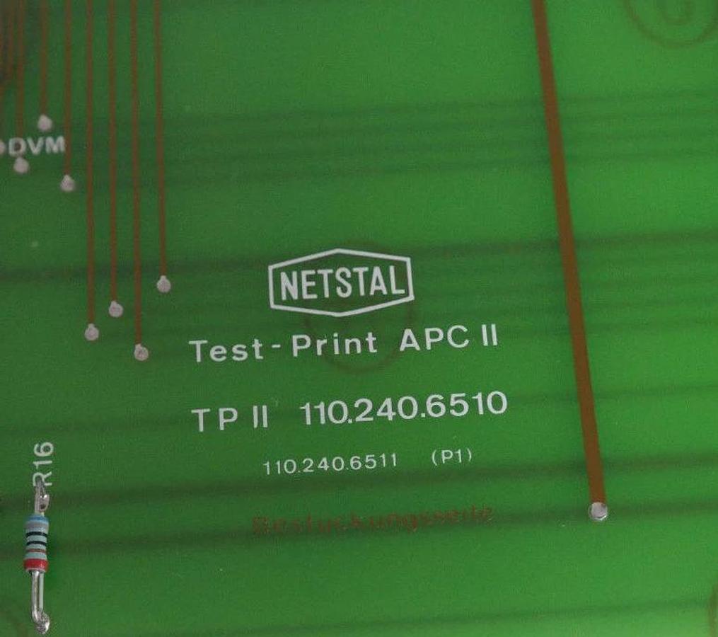 Used NIB NESTAL 110.240.6510 TEST-PRINT APC II CIRCUIT BOARD 1102406510