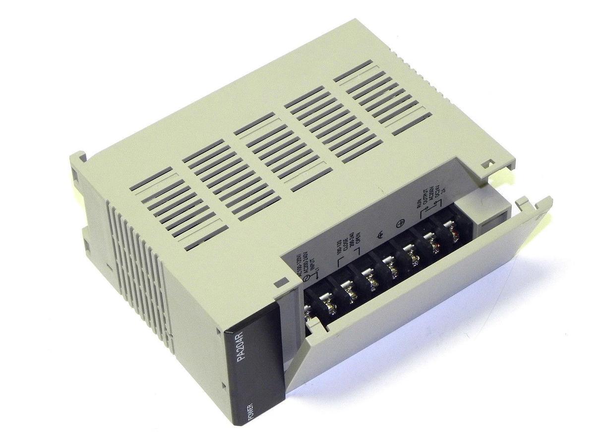 Used OMRON PA204R POWER SUPPLY UNIT, 100-120/200-240 VAC, RUN OUTPUT C200HW-PA204R