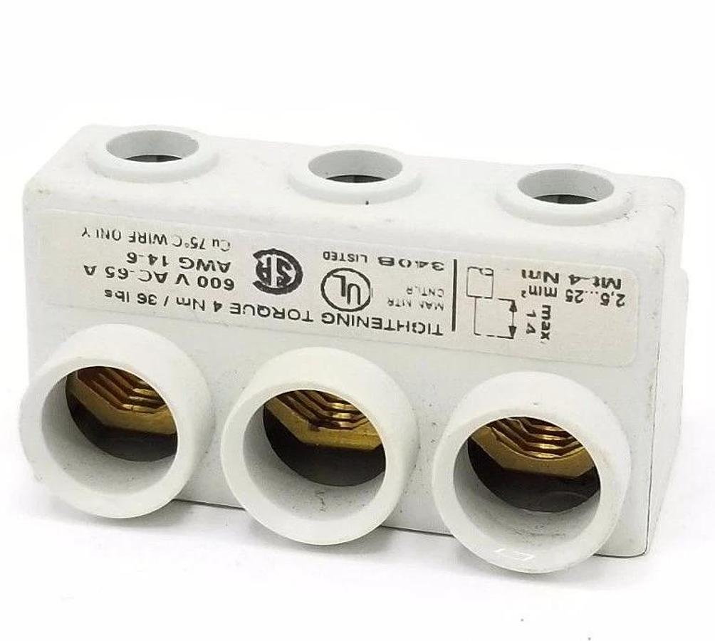 Used MOLLER BK253PKZ0 TERMINAL ADAPTER BK 25/3-PKZ 0