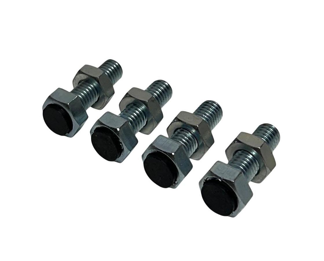 Used 4 MISUMI UST10-30 / UST1030 OEM STOPPER BOLTS SHOULDER TYPE W/ BUMPER NSNP