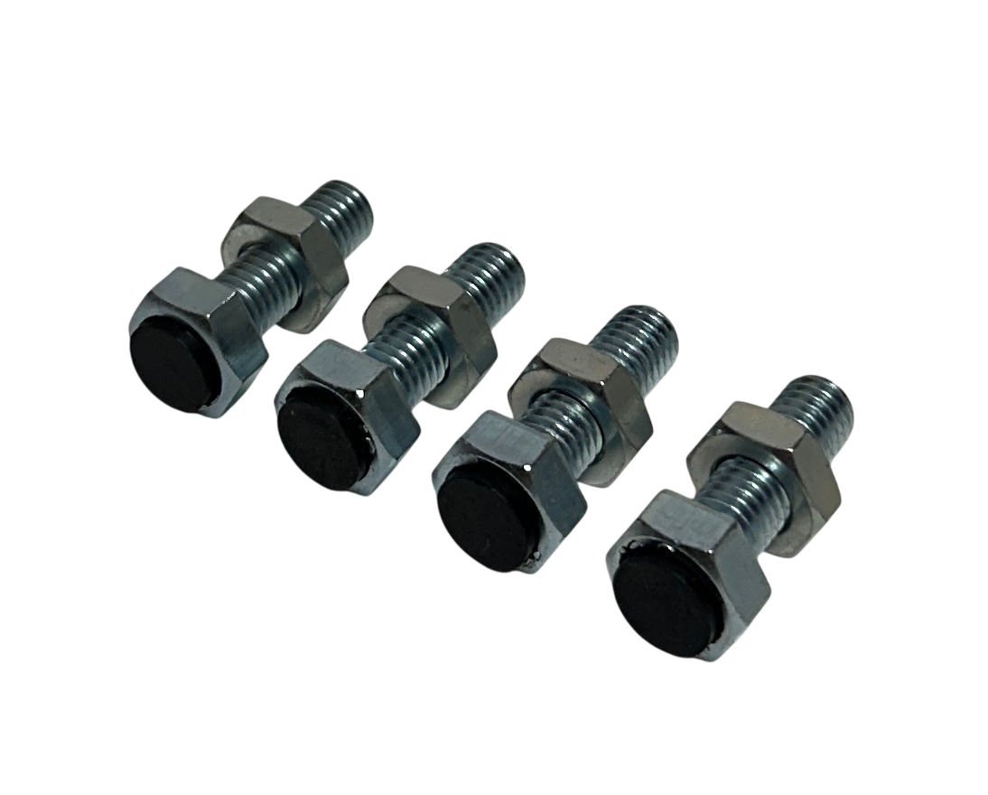 Used 4 MISUMI UST10-30 / UST1030 OEM STOPPER BOLTS SHOULDER TYPE W/ BUMPER NSNP