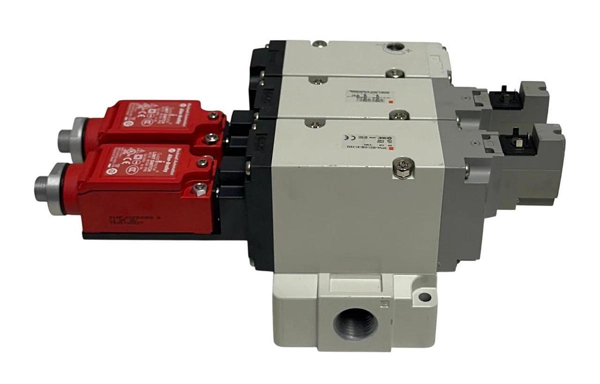SMC VP744-5DZ1-04N-S1-X555 / VP7445DZ104NS1X555 SAFETY SOLENOID VALVE 24VDC NSMP