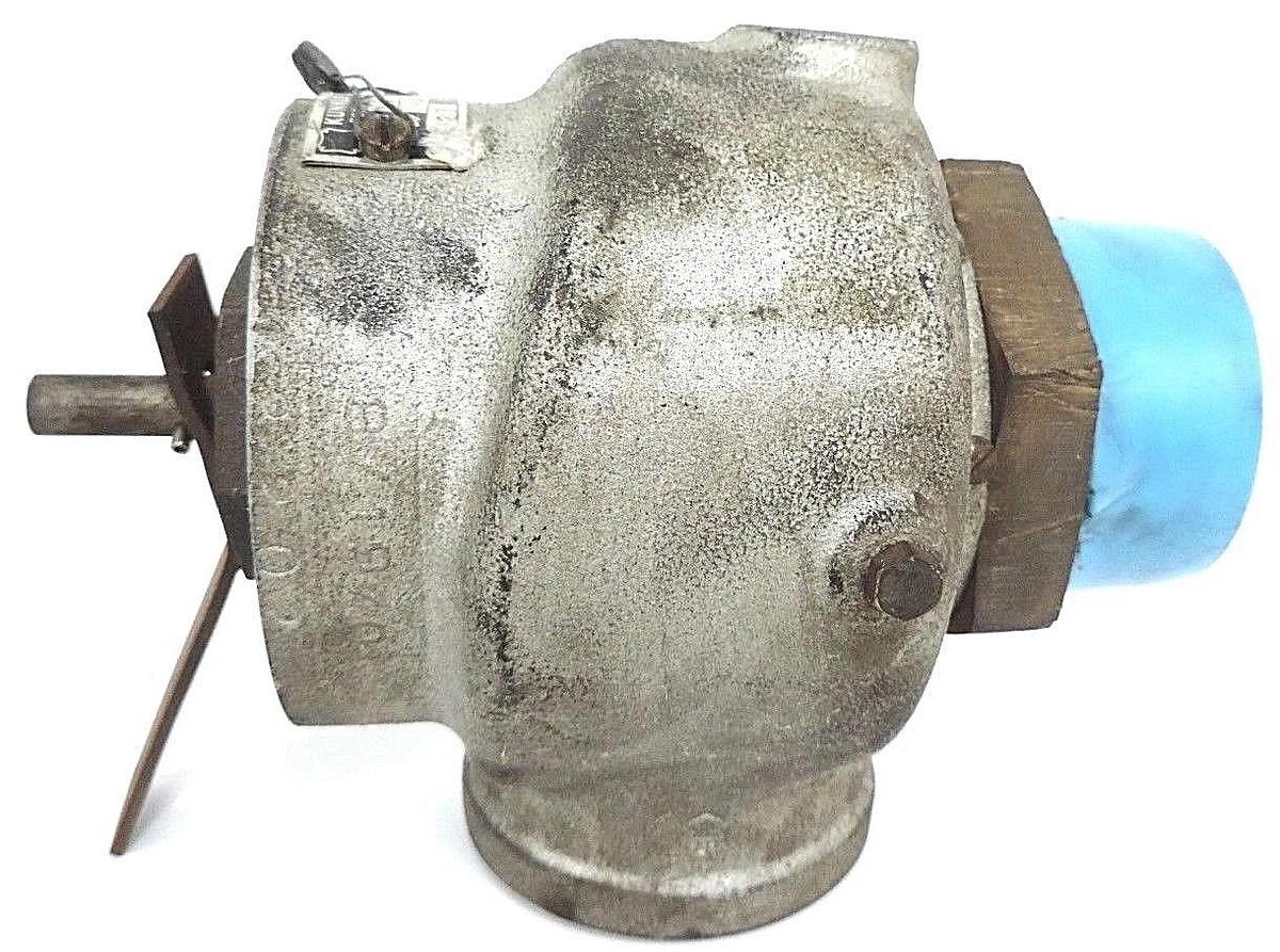 Used KUNKLE VALVE SET 10, SIZE 2, CAP. 743 AC 13495, FIG NO. 337, THROAT DIA. 1-5IN.
